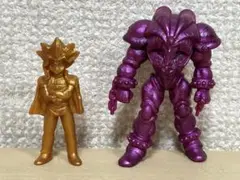 遊戯王　エグゾディア　ミニフィギュア　消しゴム　2体　当時物