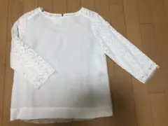 マルティニーク トップス ブラウス レース 白 美品