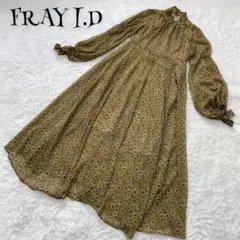 石原さとみさん着用 FRAY I.D ☆ パフスリーブロングワンピース