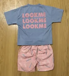 【新品】しまむら ミコリッド micorrid LOOKME セットアップ 90