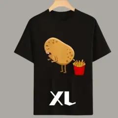 【FriedPotato】新品　Tシャツ　黒　XL