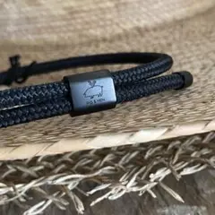 【美品】PIG & HEN バングル 黒×青（ターコイズ） バングルブレスレット – PIG & HEN