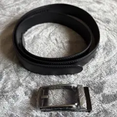 ベルト　牛革製　ラチェット式ベルト　メタルバックル　新品未使用品