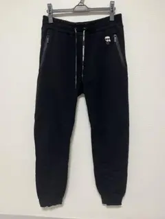 KARL LAGERFELD ブラック スウェットパンツ