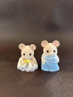 ピンクねずみの赤ちゃん　ふたご　シルバニアファミリークラブ　特典　2001年