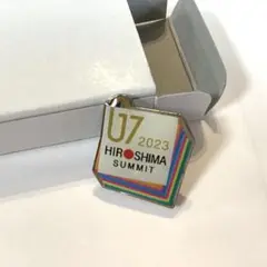 【非売品　G7広島サミット2023　 ピンバッジ1個　】 42389-21-