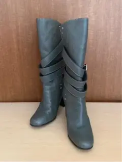 【Chloe】レザー ミドル丈ブーツ 37