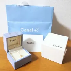 Canal 4℃ シルバーネックレス ゴールド カナルヨンドシー 月 モチーフ