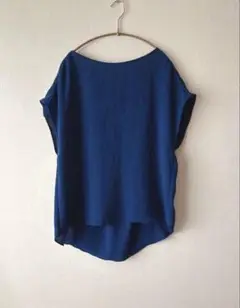 SALE【HELIOPOLE】半袖 シフォン ブラウス プルオーバー