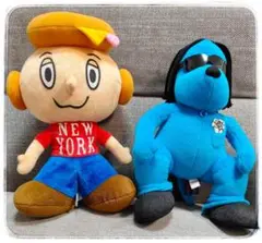 【非売品】ファミリーマートキャラクターズ ベーグル君＆笑う犬の生活　ラフくん
