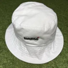 最安値！！最終値下げ！新品未使用　中西直人プロ　サンライズ　パンツ 中西直人プロ サンライズ ゴルフ バケットハット ブラック ホワイト