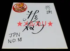 2023年火の鳥NIPPON福袋 佐藤淑乃選手直筆サイン色紙
