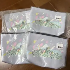 眠れないオオカミ　ポーチ　4個セット