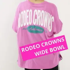 RODEO CROWNS WIDE BOWL♡ RCSアップリケロゴTシャツ