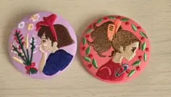 ジブリ　刺繍ブローチコレクションセット