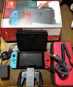 Nintendo switch 本体 箱付き 美品