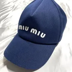 2025年最新】miumiu キャップ ネイビーの人気アイテム - メルカリ