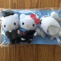 未開封 JAL ハローキティ CA&パイロット マスコットセット