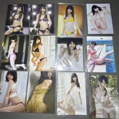 柏木由紀さん写真x12枚 黄色ビキニ 他