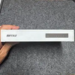 BUFFALO 8ポート スイッチングハブ LSW4-TX-8NS/WH
