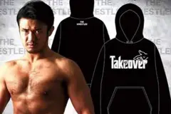 新日本プロレス 柴田勝頼Takeover パーカー S ブラック