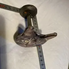 猫(キジトラ)顔の特注品　取手/フック