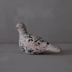 鳥のオブジェ A　焼き物 粘土 陶器 磁器 アート 芸術 古道具 レトロ