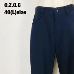 OZOC オゾック　シンプル　スラックス　ネイビー　タグ付き　E1