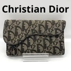 Dior クリスチャンディオール 長財布 トロッター サドル 正規品