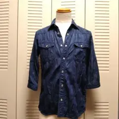SIMPLICITE PLUS シャツ 7分袖 M シンプリシテプリュス