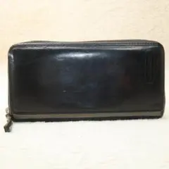 COACH コーチ レザー ストライプ ラウンド ファスナー 長財布 ジップ