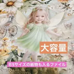♡リトルガールプリンセス♡Ｂ5サイズが入るデザインを楽しめる軟質蛇腹ファイル⭐️