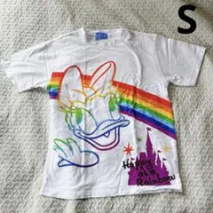 ディズニーリゾート　レインボー　Tシャツ　デイジー　S