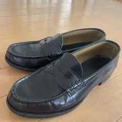 HARUTA 日本製　黒　レザー ローファー 24.5