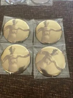 ウルトラマンメビウス 缶バッジ　4点セット　墓場の画廊