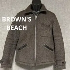希少　schott ウールベスト 検レザージャケット　BROWN'S BEACH 希少 schott ウールベスト 検レザージャケット BROWN'S BEACH