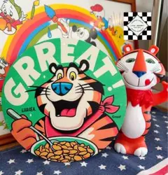 シリアル⑪ ブリキ看板　アメリカン雑貨　アメリカンダイナー　ダイナー　ケロッグ