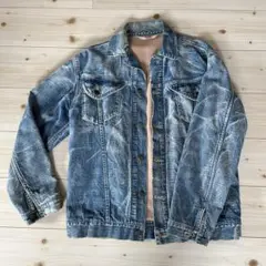 【美品】MOTIVE Tough モーティブ タフ デニムジャケット XL！ 美品】MOTIVE Tough モーティブ タフ デニムジャケット XL