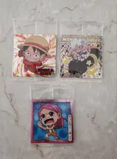 ワンピース　大海賊シールウエハース　ルフィ　ボニーセット