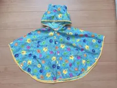 ベビーレインコート 80-100cm モンスター柄