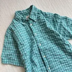 90s OLDGAP オールドギャップ シアサッカー 半袖シャツ 古着