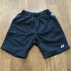 ヨネックス　ジュニア140　ハーフパンツ バドミントン用 黒 ショートパンツ