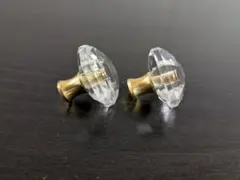 新品USAキャビネット　ノブ　DIY　取手 つまみ交換　Hickoryクリスタル