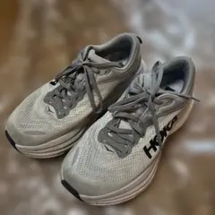 HOKA ランニングシューズ グレー