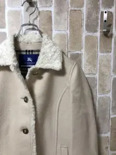 【BURBERRY BLUELABEL】ロングコート 裏地ノバチェック 38