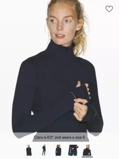 ＊美品＊ lululemon ハーフジップアップ(サイズ6)