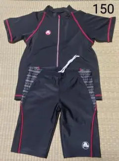 クロックス　ラッシュガード　150　上下　黒