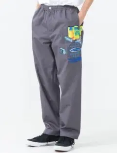 EMBROIDERY WORK EASY PANTS M
