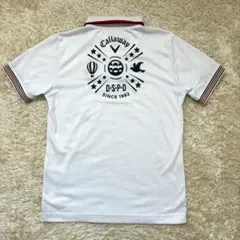 ✨美品✨ Callaway ポロシャツ L ロゴ 刺繍 ゴルフウェア ホワイト