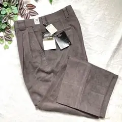 新品　メンズ　WANDATH ワンダス スラックス 70 グレー M　冬　パンツ